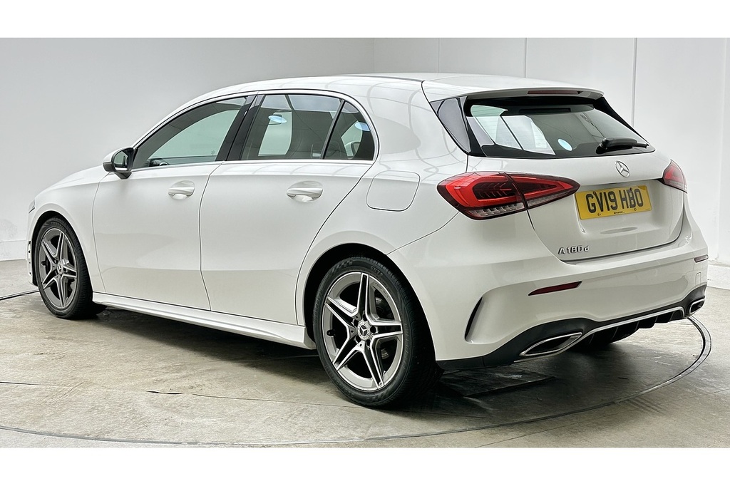 Mercedes-Benz A Class A180d Amg Line GV19HBO White #5