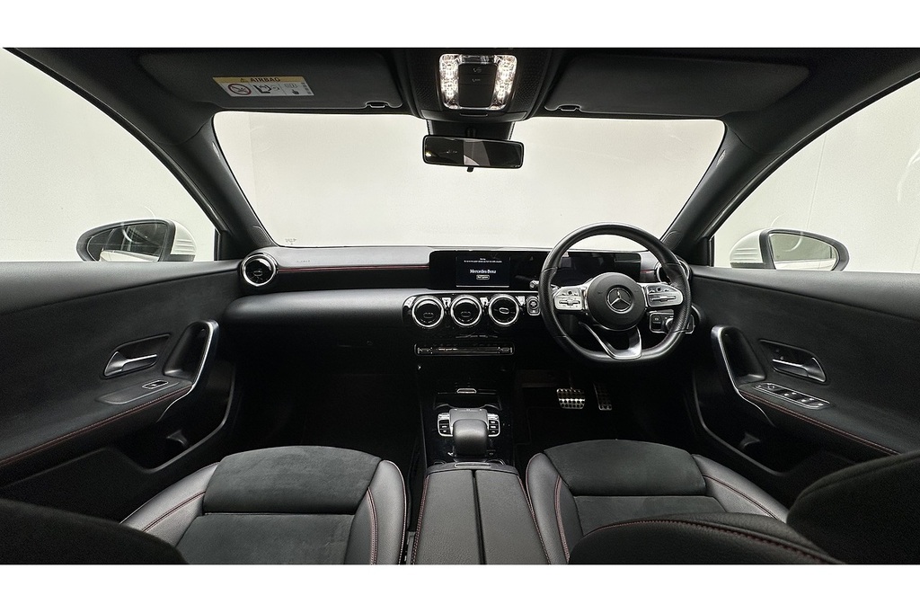 Mercedes-Benz A Class A180d Amg Line GV19HBO White #2