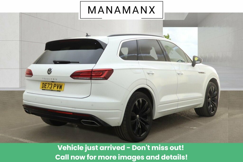 Volkswagen Touareg Tdi V6 R-line Tech Plus DE73PVW White #5