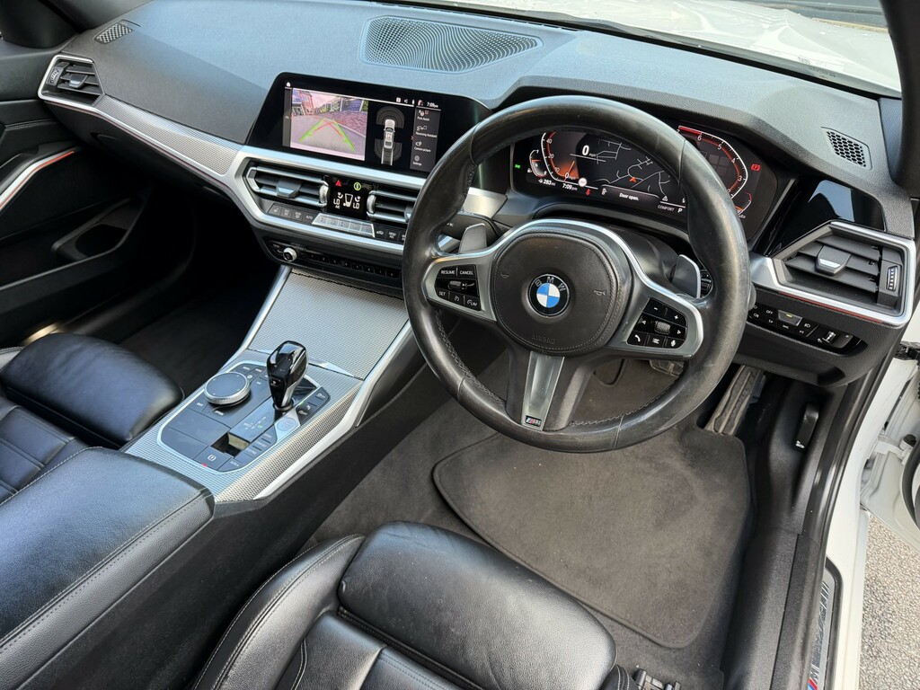 BMW 3 Series Saloon 2.0 320I M Sport Saloon 201969 SG69LHJ White #4