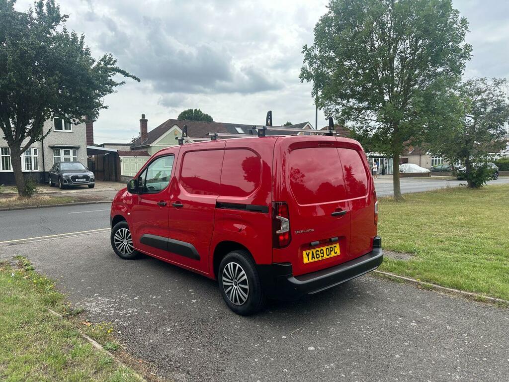 Citroen Berlingo Panel Van 1.5 Bluehdi 650 Enterprise M 201969 YA69OPC Red #6