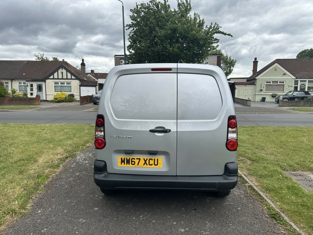 Peugeot Partner Panel Van 1.6 Bluehdi 855 Se 201767 MW67XCU Silver #5
