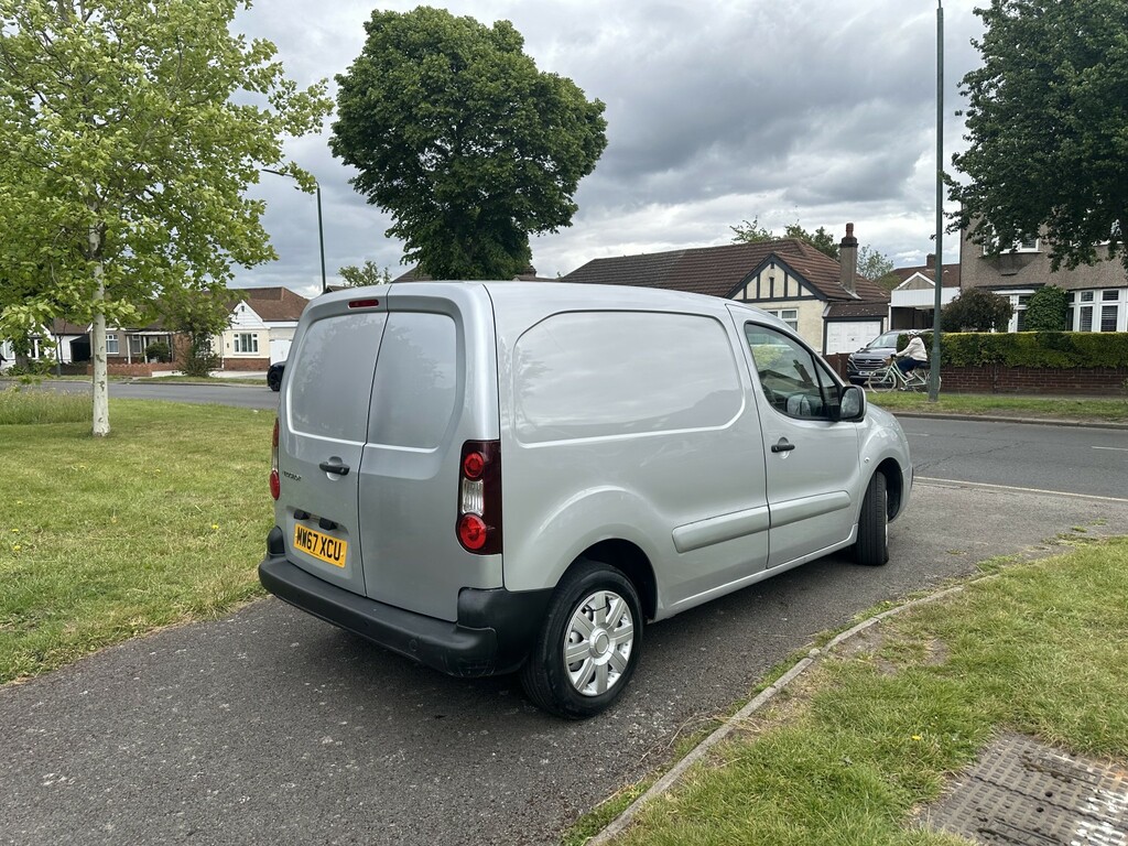 Peugeot Partner Panel Van 1.6 Bluehdi 855 Se 201767 MW67XCU Silver #4