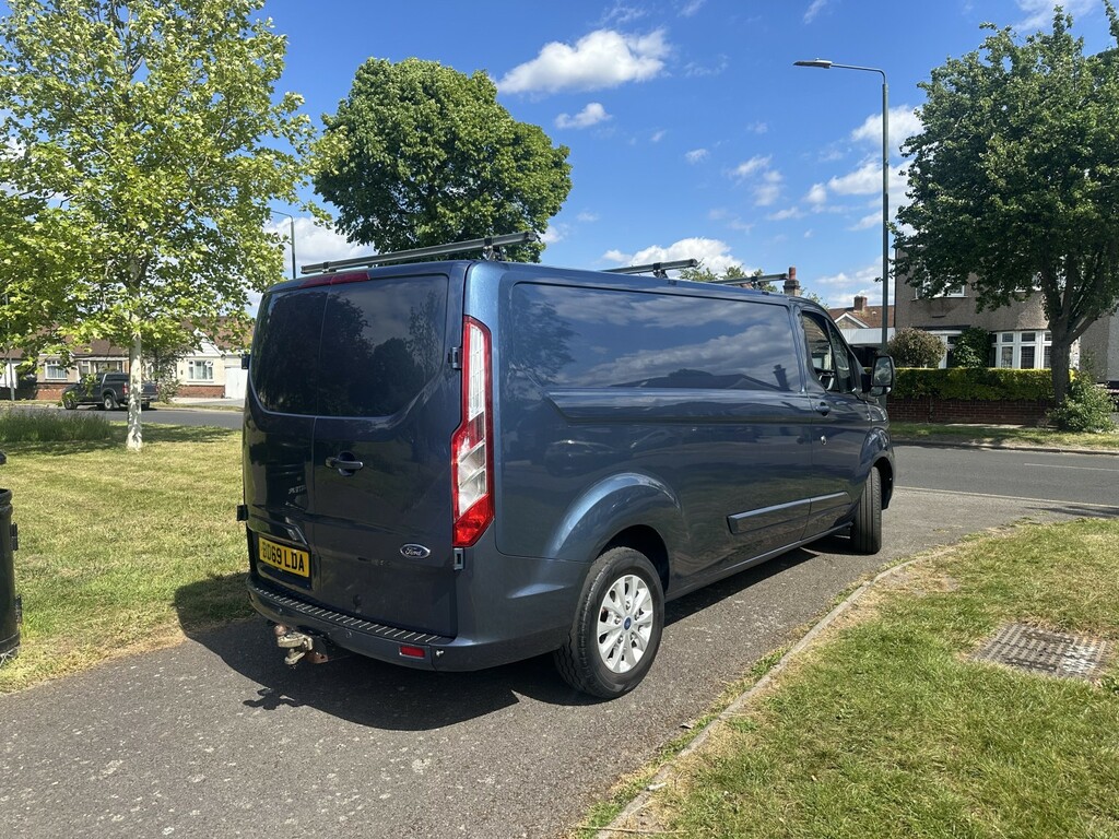 Ford Transit Custom Panel Van 2.0 300 Ecoblue Limited 201969 BD69LDA Blue #4