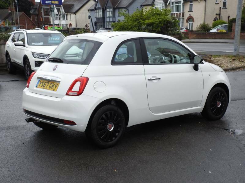 Fiat 500 1.2 Pop - 2017 67 YS67GKY White #5