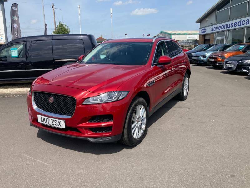 Jaguar F-Pace 2.0D Portfolio Awd - 2017 17 AK17ZSX Red #3