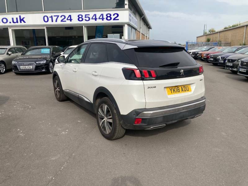 Peugeot 3008 1.6 Bluehdi 120 Gt Line - 2018 18 YK18ADU White #5