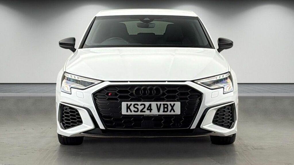 Audi S3 2.0 Tfsi Black Edition Sportback S Tron KS24VBX White #3