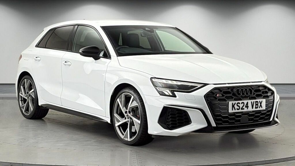 Audi S3 2.0 Tfsi Black Edition Sportback S Tron White