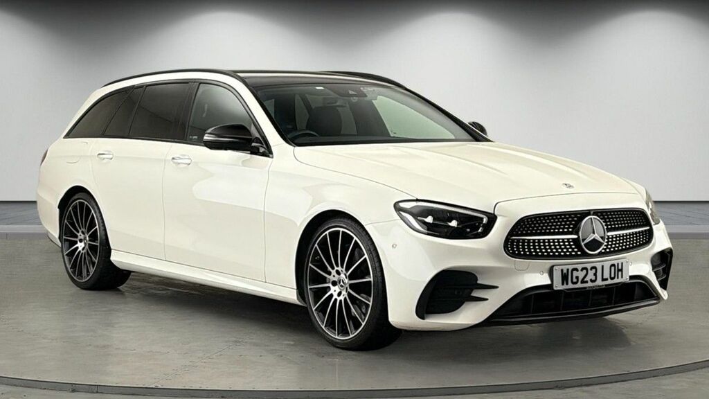 Mercedes-Benz E Class 2.0 E220dh Mhev Amg Line Night Edition Premium Pl White