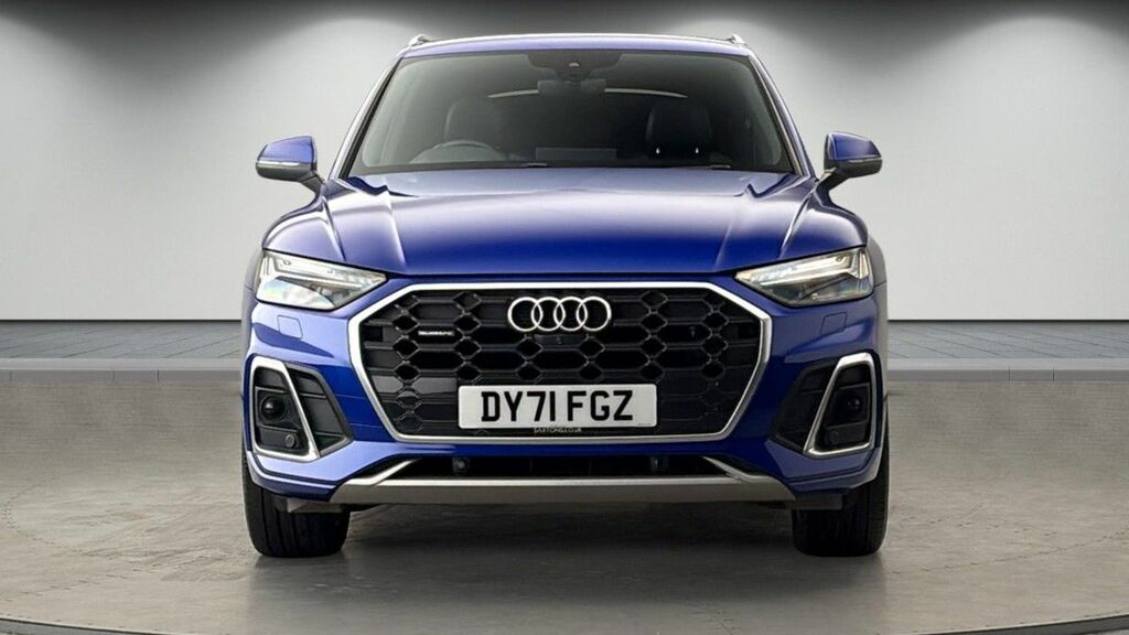 Audi Q5 2.0 Tdi 40 S Line Suv S Tronic Quattro DY71FGZ Blue #3