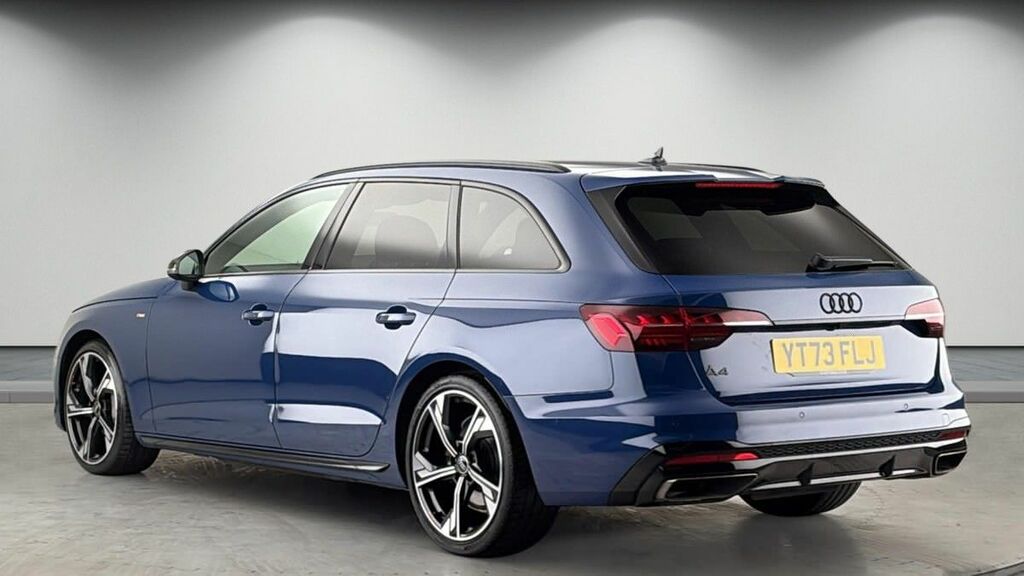 Audi A4 Avant 2.0 Tfsi 40 Black Edition Estate S Tron YT73FLJ Blue #2