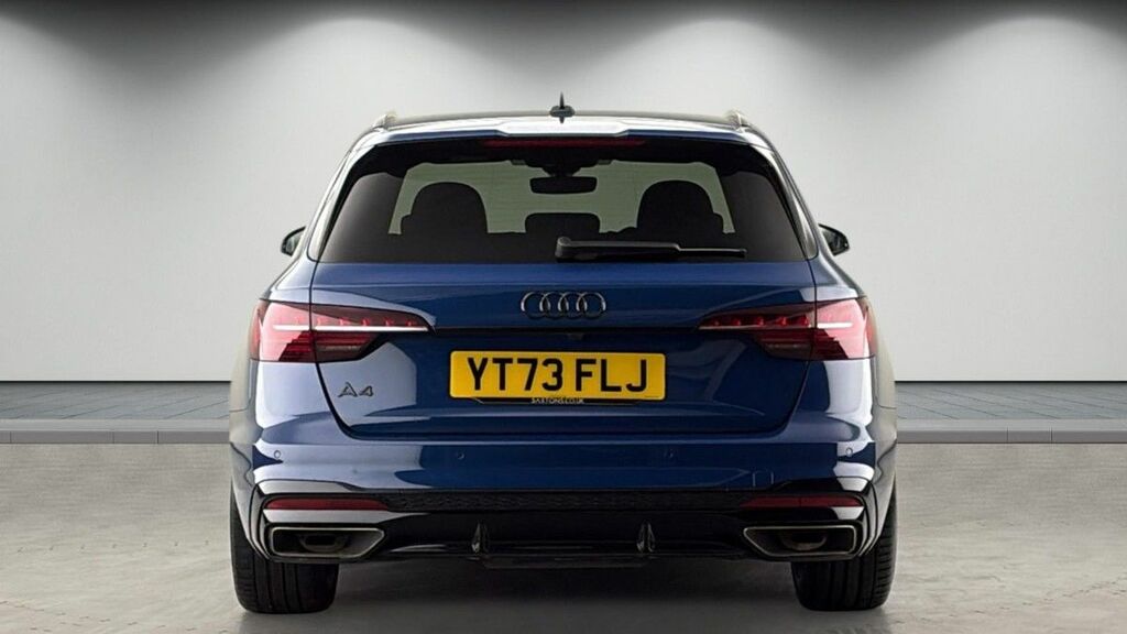 Audi A4 Avant 2.0 Tfsi 40 Black Edition Estate S Tron YT73FLJ Blue #4
