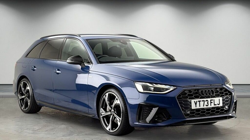Audi A4 Avant 2.0 Tfsi 40 Black Edition Estate S Tron Blue