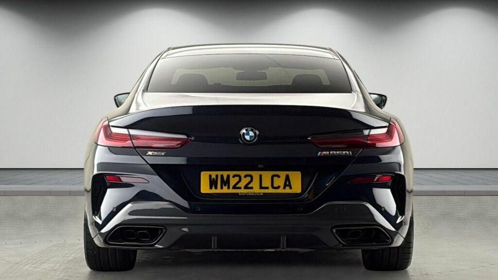 BMW 8 Series Gran Coupe 4.4 M850i V8 Saloon Steptronic Xdrive E WM22LCA Black #4