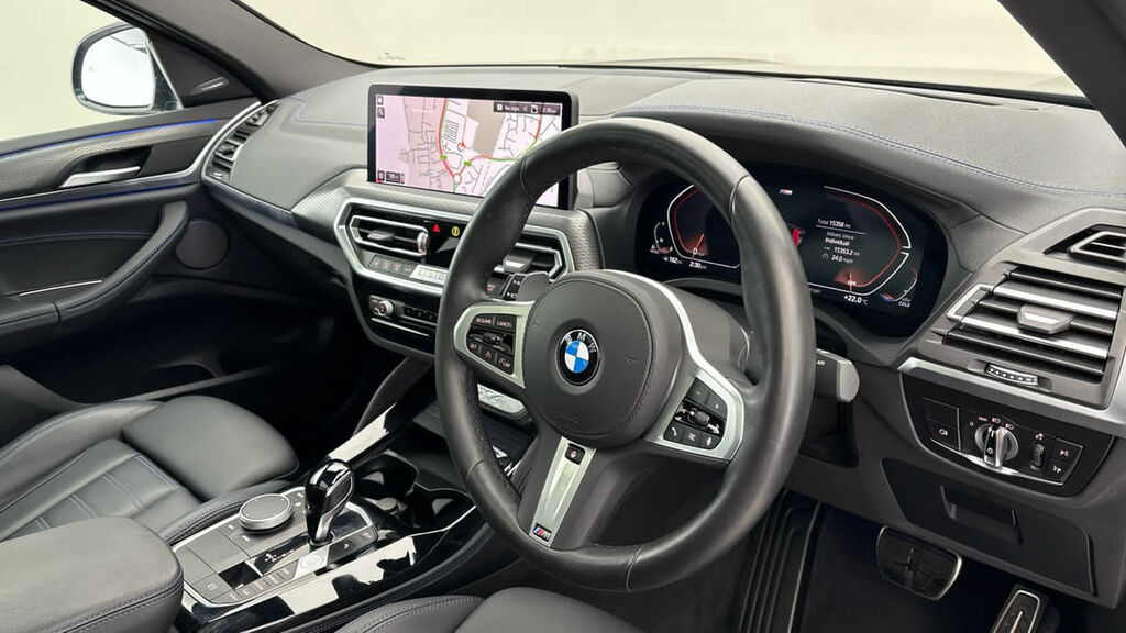 BMW X4 2.0 20D Mht M Sport Suv Hybrid Xdr EA74YPT Blue #5