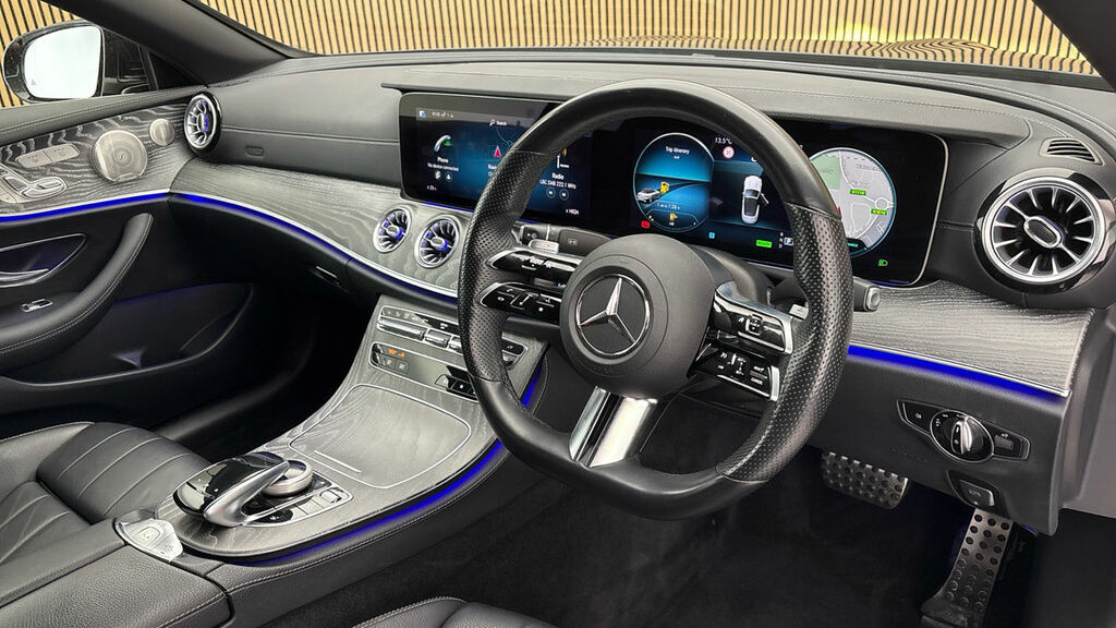 Mercedes-Benz E Class 2.0 E300h Mhev Amg Line Night Edition Premium Plu LD22TKE Black #5