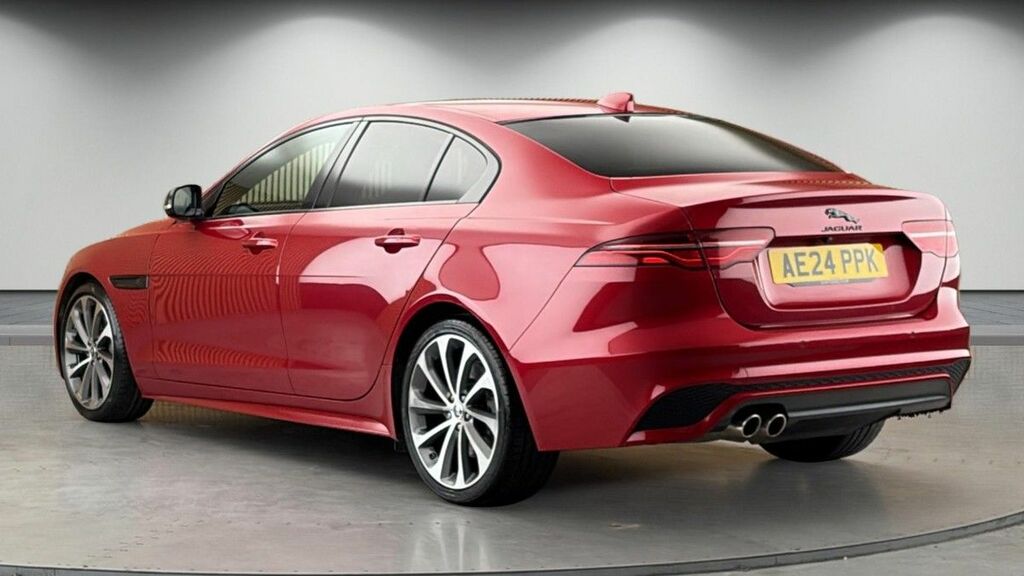 Jaguar XE 2.0 D200 Mhev R-dynamic Se Black Saloon AE24PPK Red #2