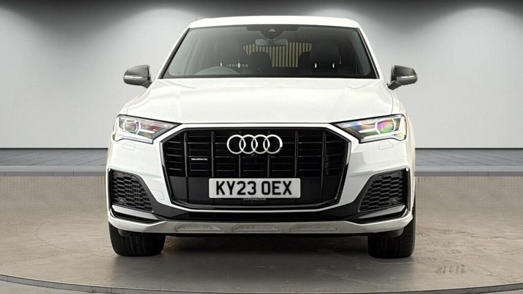 Audi Q7 3.0 Tfsi V6 55 Black Edition Suv Tiptro KY23OEX White #3
