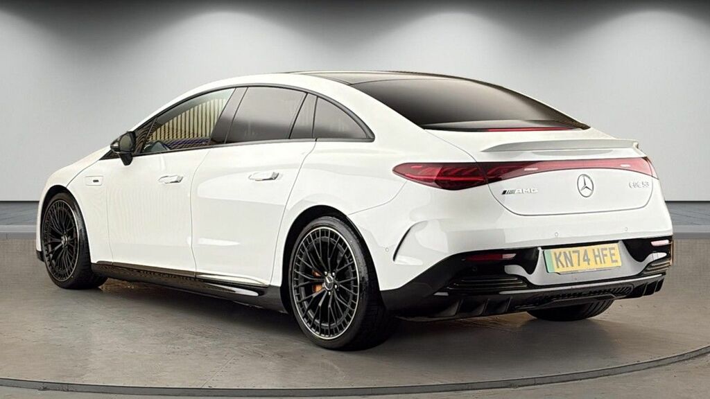Mercedes-Benz EQE Eqe 53 91Kwh Amg Night Edition Saloon White #2