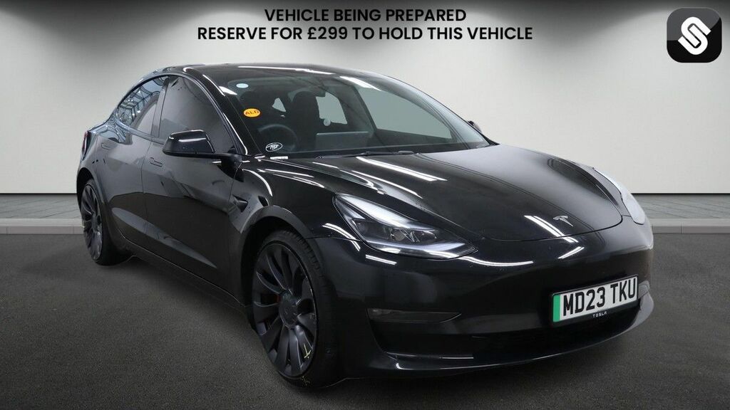 Tesla Model 3 Dual Motor Performance Saloon Black