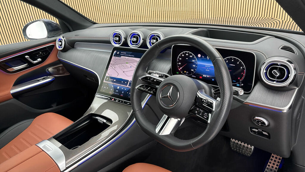 Mercedes-Benz GLC Class 2.0 Glc300h Mhev Amg Line Premium Plus Suv P LL24YBH Blue #5