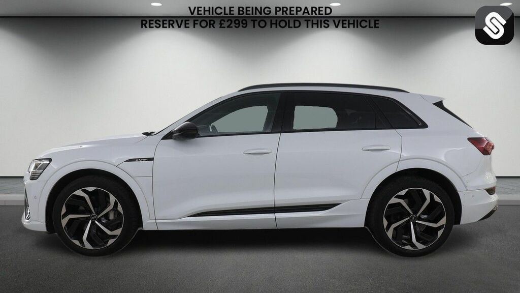 Audi E-tron 50 Black Edition Suv Quattro 71. YM72JKO White #6