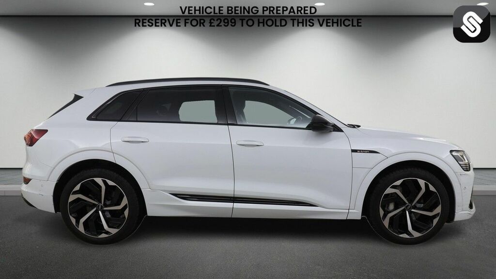 Audi E-tron 50 Black Edition Suv Quattro 71. YM72JKO White #5