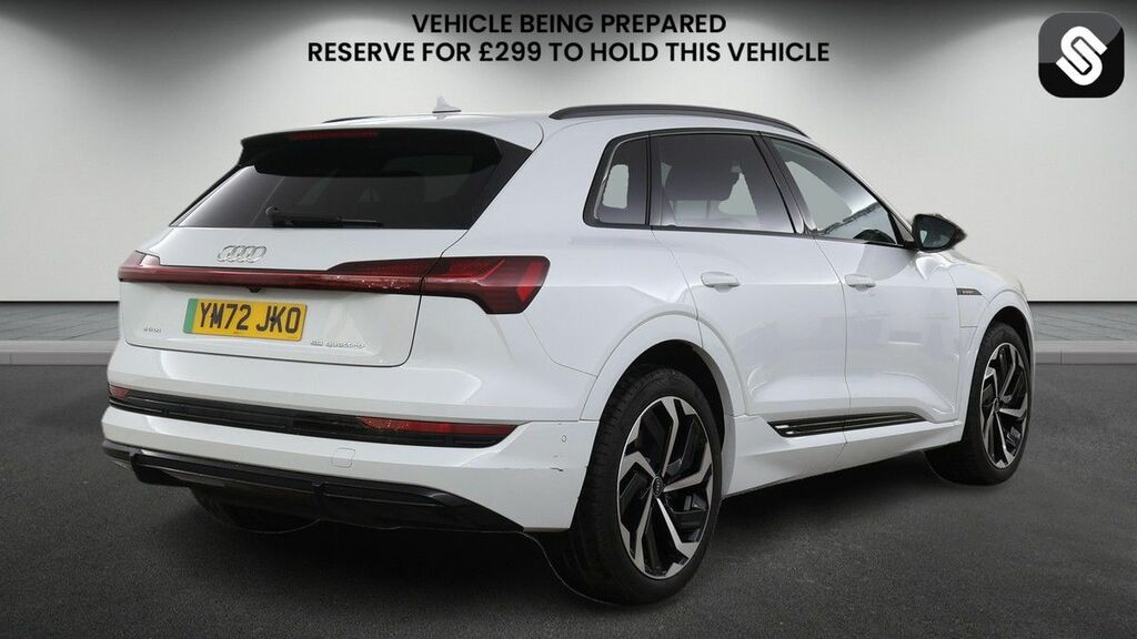 Audi E-tron 50 Black Edition Suv Quattro 71. YM72JKO White #4