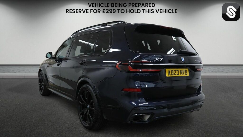 BMW X7 3.0 40D Mht M Sport Suv Hybrid Xdr AD23NVB Black #3