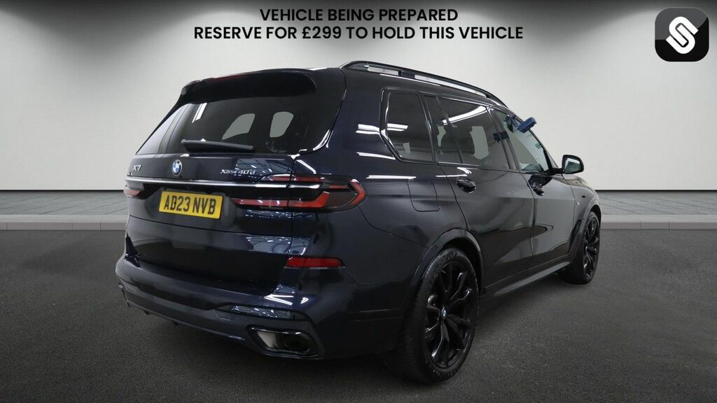 BMW X7 3.0 40D Mht M Sport Suv Hybrid Xdr AD23NVB Black #4