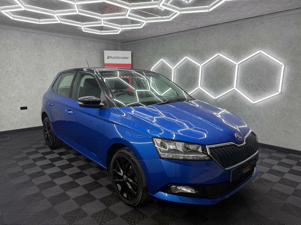 Skoda Fabia Hatchback 1.0 Tsi Colour Edition Euro 6 Ss NV19KYP Blue #3