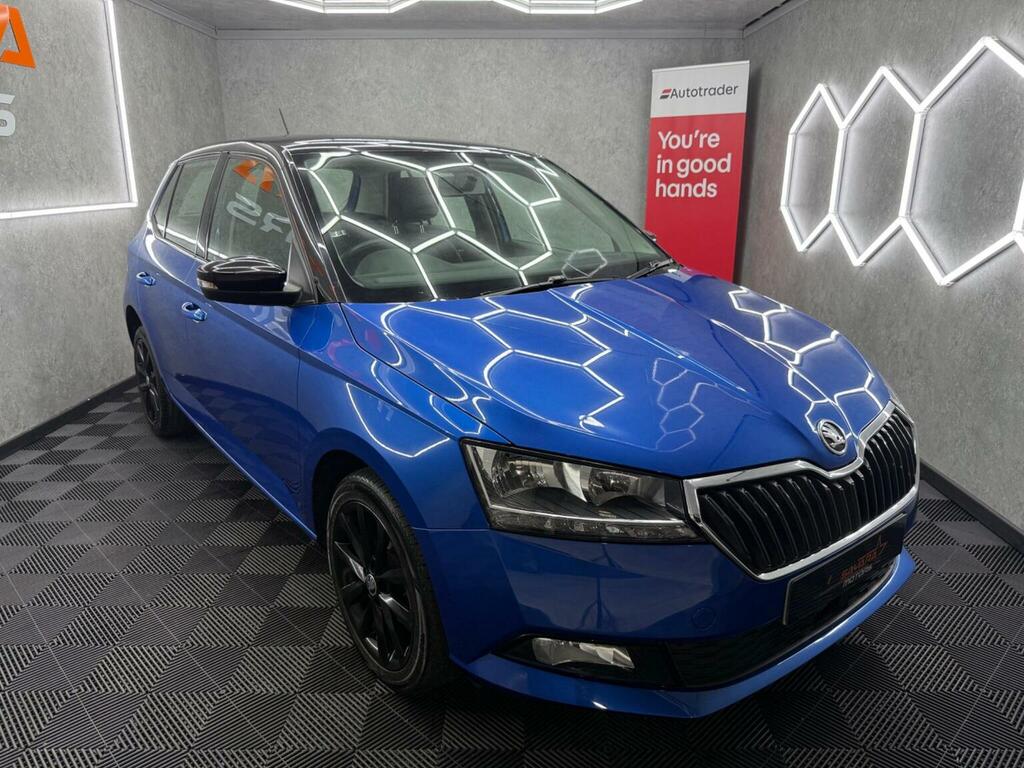 Skoda Fabia Hatchback 1.0 Tsi Colour Edition Euro 6 Ss NV19KYP Blue #6