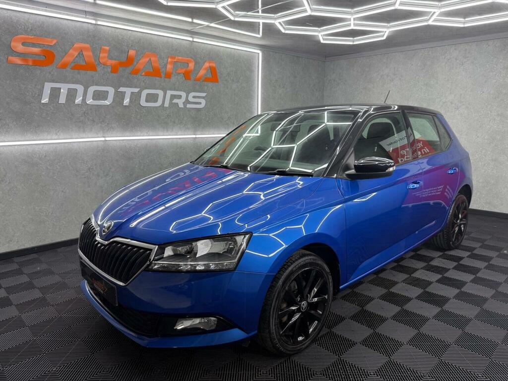 Skoda Fabia Hatchback 1.0 Tsi Colour Edition Euro 6 Ss NV19KYP Blue #4
