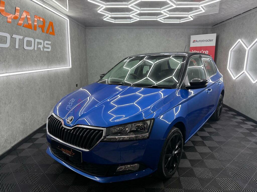 Skoda Fabia Hatchback 1.0 Tsi Colour Edition Euro 6 Ss NV19KYP Blue #5