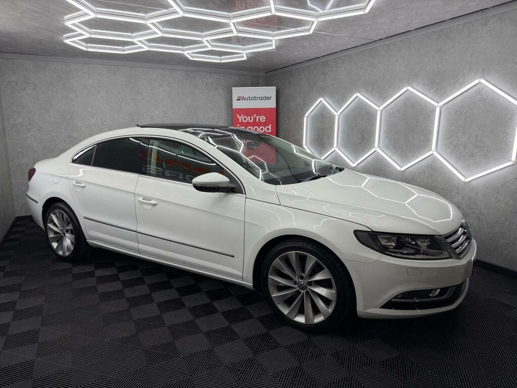 Volkswagen CC Saloon 2.0 Tdi Bluemotion Tech Gt Euro 6 Ss White #5