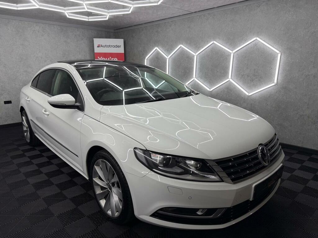 Volkswagen CC Saloon 2.0 Tdi Bluemotion Tech Gt Euro 6 Ss White #3