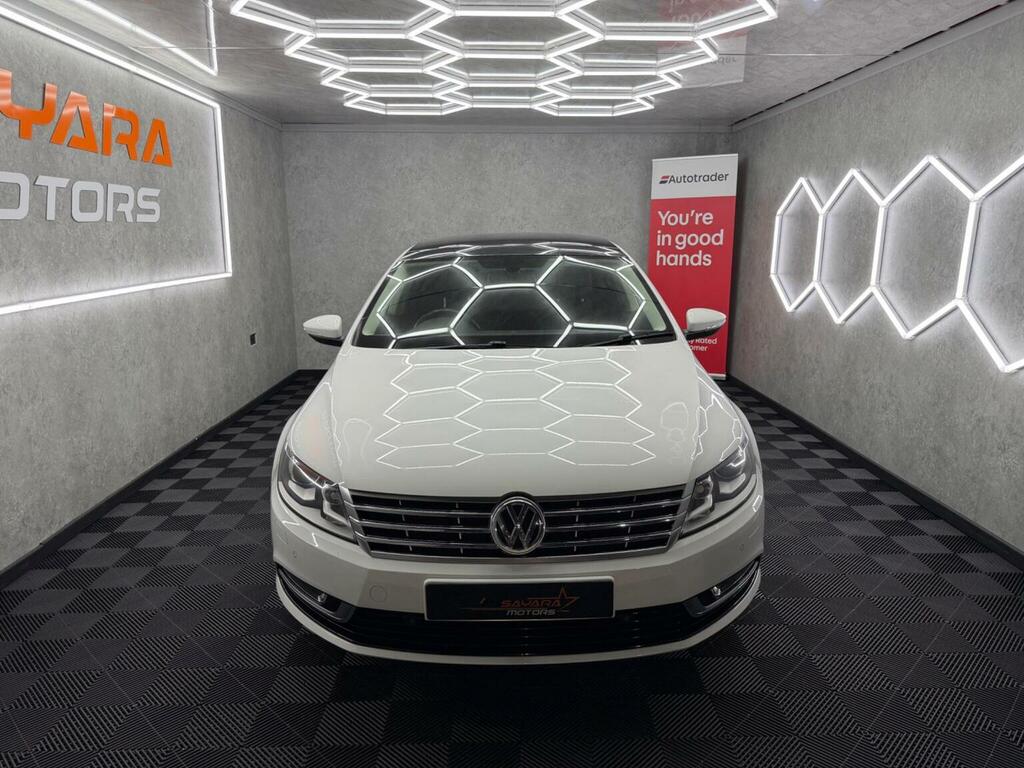 Volkswagen CC Saloon 2.0 Tdi Bluemotion Tech Gt Euro 6 Ss White #2