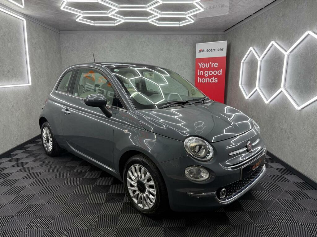 Fiat 500 Hatchback 1.2 Lounge Euro 6 Ss 201868 YJ68KOV Grey #6