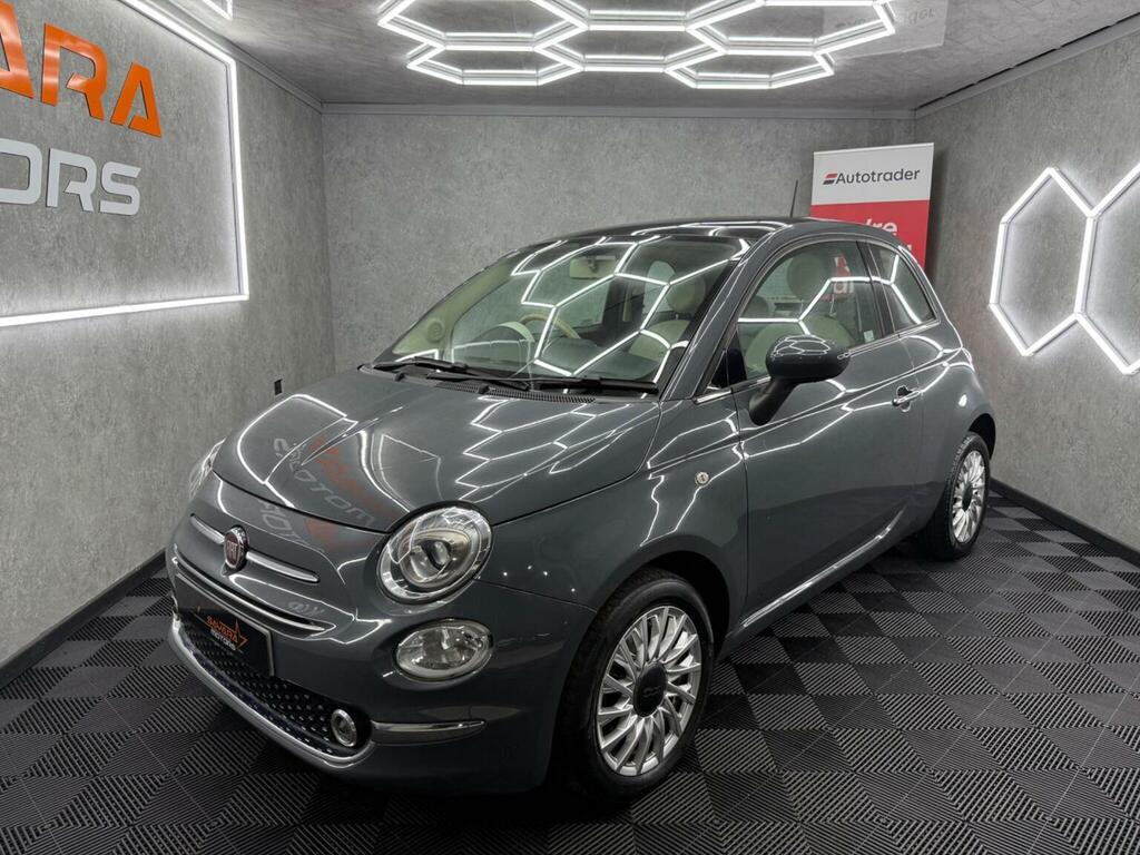 Fiat 500 Hatchback 1.2 Lounge Euro 6 Ss 201868 YJ68KOV Grey #5