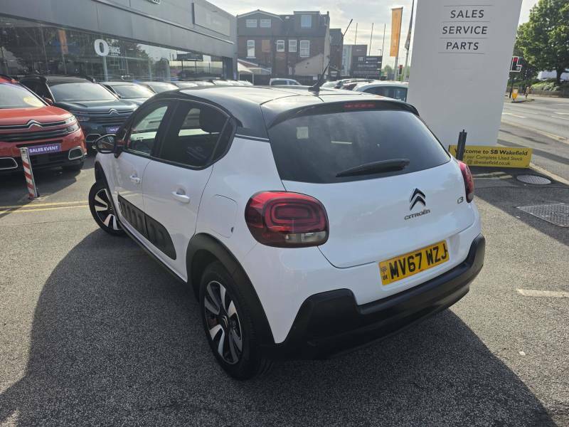 Citroen C3 1.2 Puretech 110 Flair - 2017 67 MV67WZJ White #3