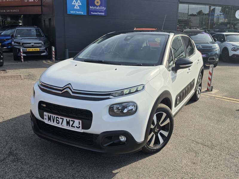 Citroen C3 1.2 Puretech 110 Flair - 2017 67 MV67WZJ White #2