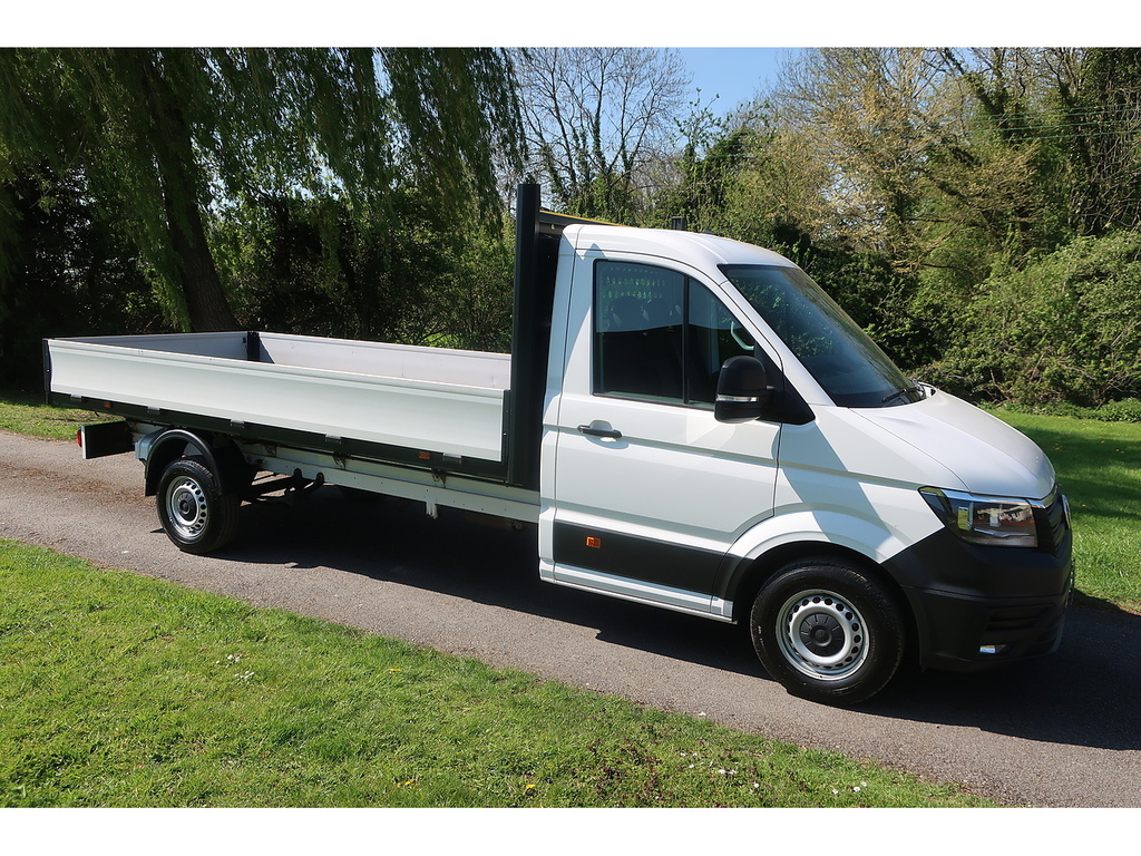 Volkswagen Crafter 2.0 Tdi Cr35 Startline Dropside White #2