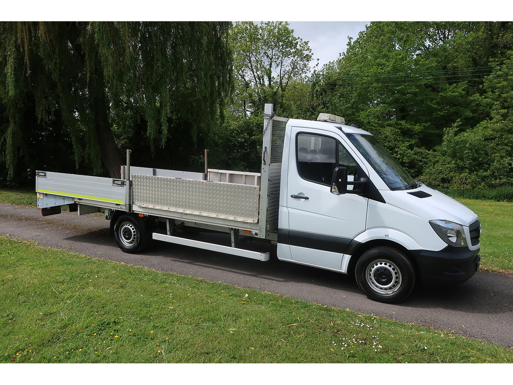 Mercedes-Benz Sprinter 2.1 Cdi Mower Plant Beavertail Dropside White #2