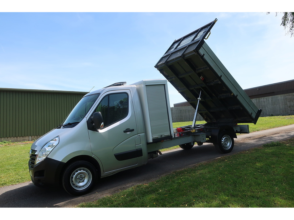 Vauxhall Movano 2.3 Cdti 3500 Biturbo L3 Tool Box Tipper Diese Silver #6