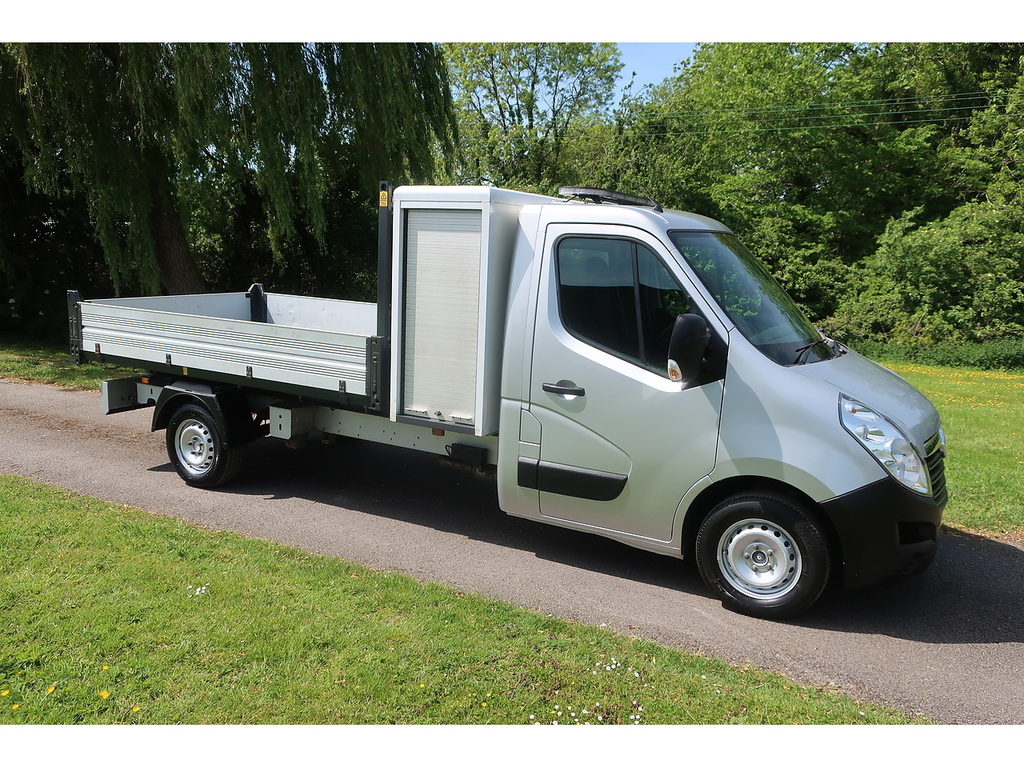 Vauxhall Movano 2.3 Cdti 3500 Biturbo L3 Tool Box Tipper Diese Silver