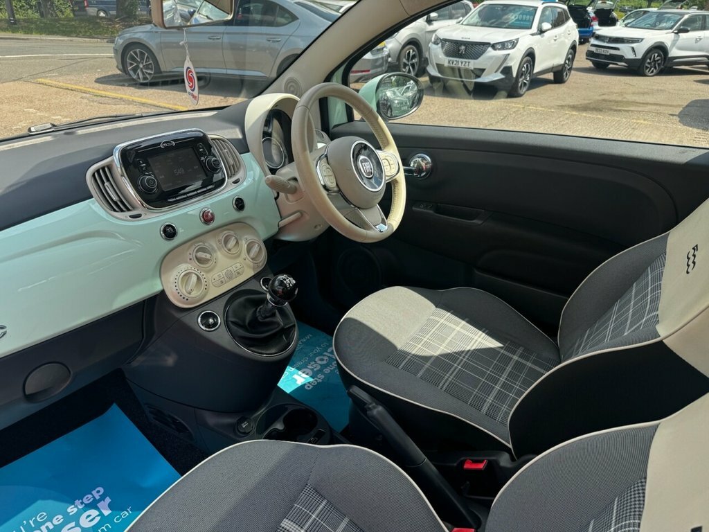 Fiat 500 1.2L Lounge PJ66JZC Green #3