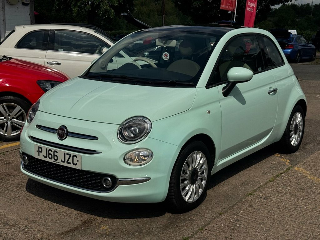 Fiat 500 1.2L Lounge PJ66JZC Green #5