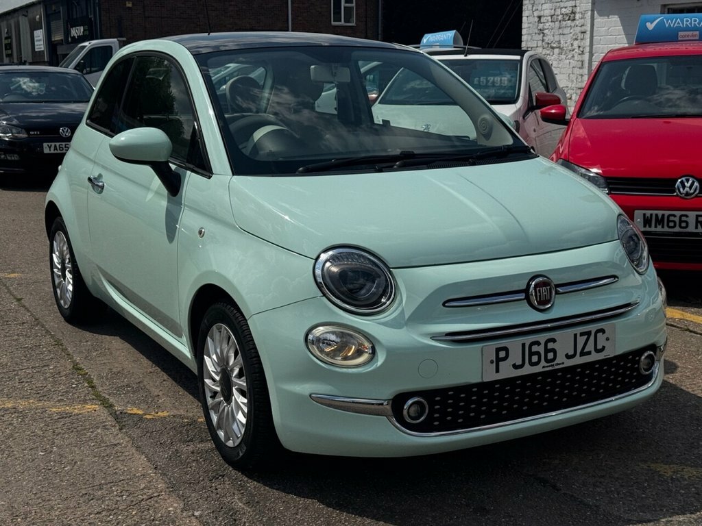 Fiat 500 1.2L Lounge PJ66JZC Green #6