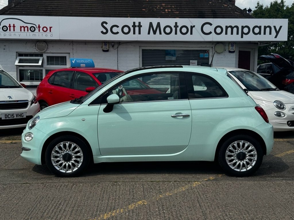 Fiat 500 1.2L Lounge PJ66JZC Green #4